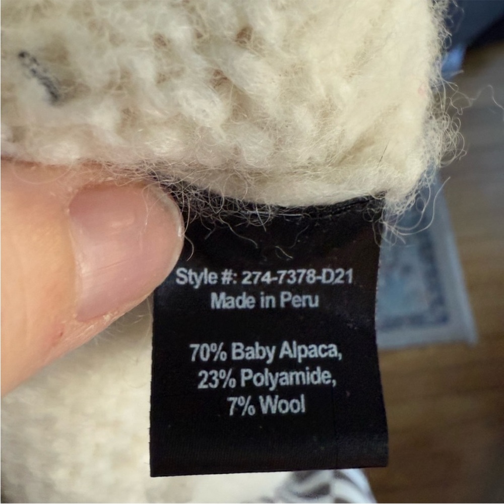 Jenni Kayne Alpaca Cocoon Crewneck Sweater - Size Medium - Picture 3 of 4